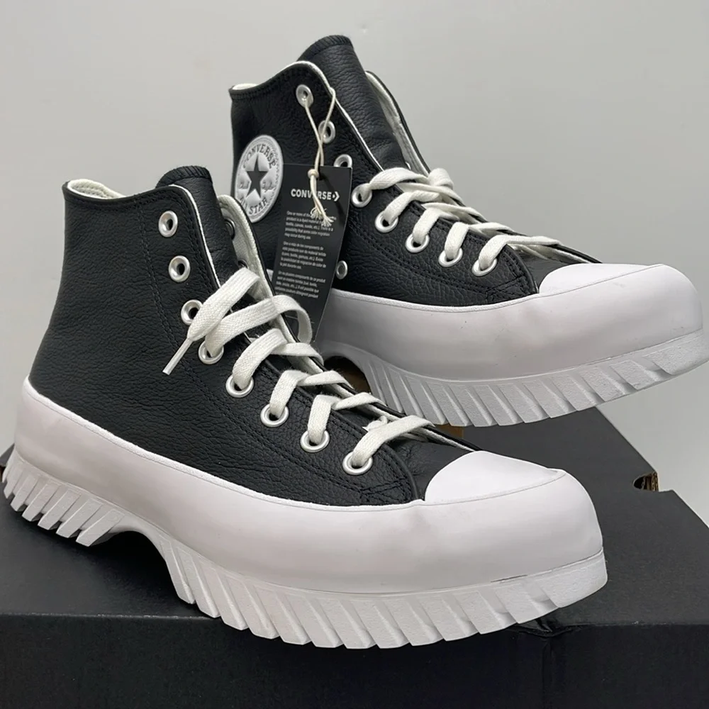Converse WMNS CTAS LUGGED 2.0 HI BLACK/EGRET/WHITE A03704C Paltforms Sn…
